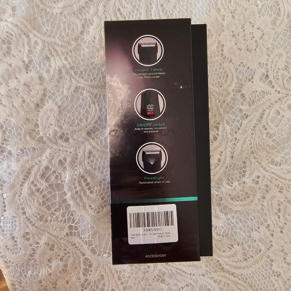Body Hair Trimmer USB Rechargeable Wet Dry IPX5 Waterproof‎ Digital Display